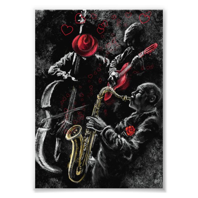 Foto Jazz Music Poster Jazz Band (Frente)