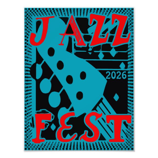 Foto JazzFest Guitar agregar fecha, editar texto (Frente)