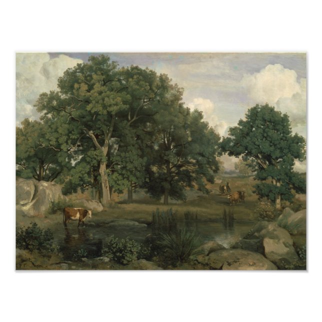 Foto Jean-Baptiste-Camille Corot - Bosque (Frente)