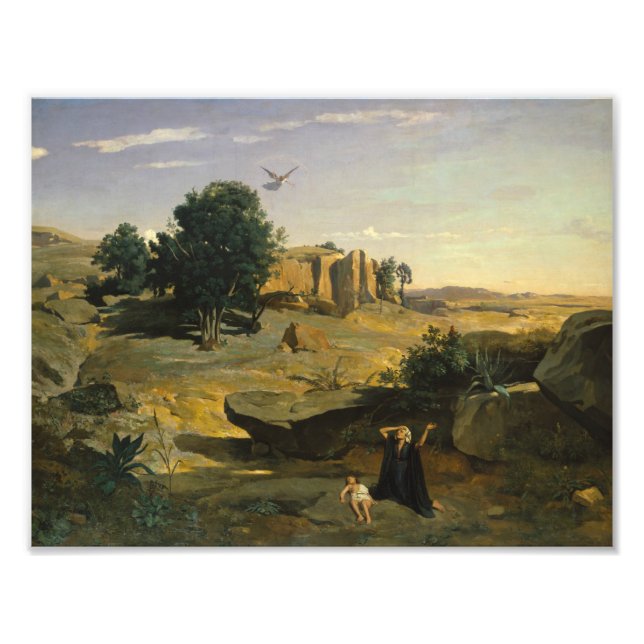 Foto Jean-Baptiste-Camille Corot - Hagar (Frente)