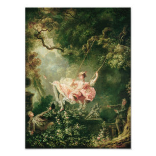 Foto Jean-Honoré Fragonard - el oscilación