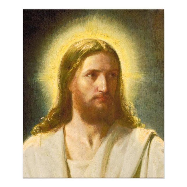 Foto Jefe de Cristo por Carl Heinrich Bloch (Frente)