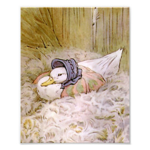 Foto Jemima Puddle-Duck hateando sus huevos por Beatrix
