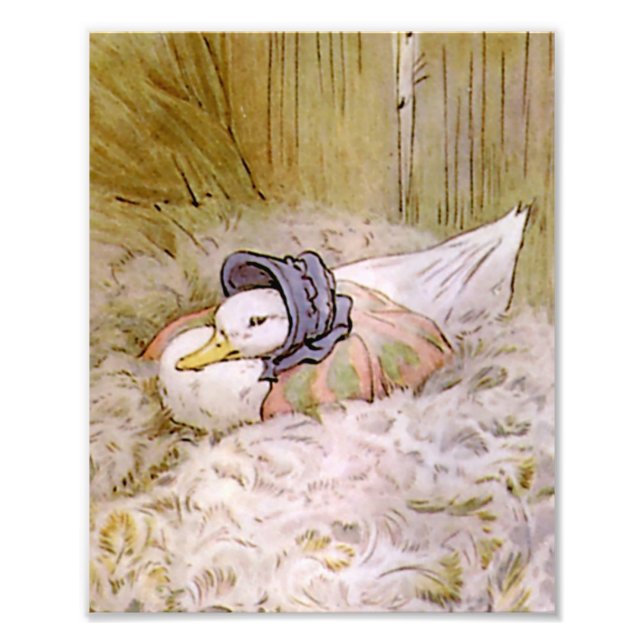 Foto Jemima Puddle-Duck hateando sus huevos por Beatrix (Frente)