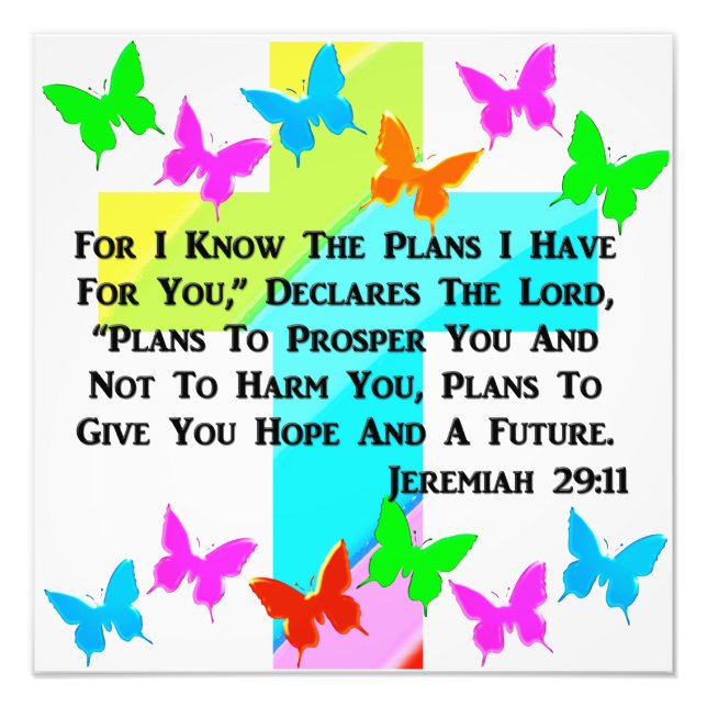 Foto JEREMIAH inspirador 29:11 CRISTIANO (Frente)