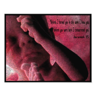 Foto Jeremías 1:5 Antes de que te formara en el vientre