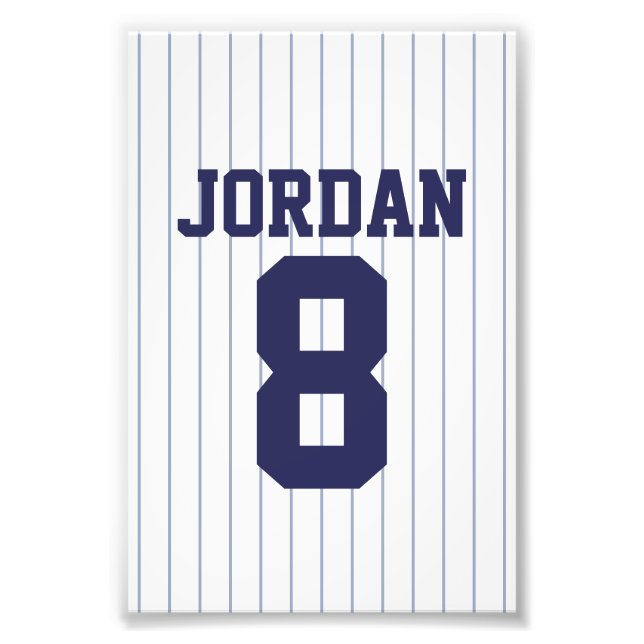 Foto Jersey de béisbol con nombre y número personalizad (Frente)