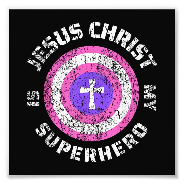 Foto Jesucristo es mi superhéroe Jesús (Frente)