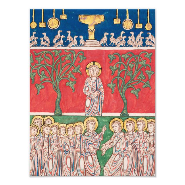 Foto Jesucristo y 12 apóstoles (Frente)