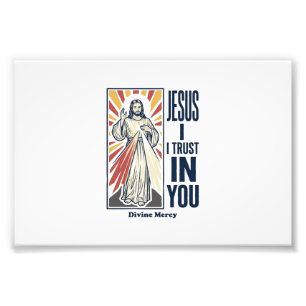 Foto Jesús Confío En Ti Diseño de Camiseta de la Divina