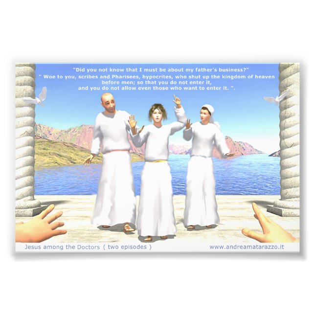 Foto Jesús entre los Médicas (Frente)