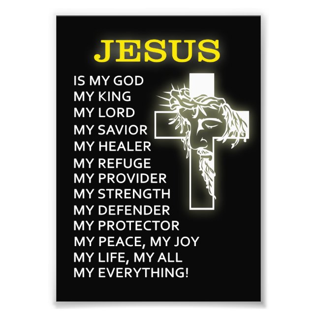 Foto Jesús Es Mi Dios (Frente)