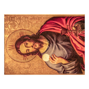 Foto Jesus Fine art vintage pillow