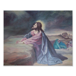 Foto Jesús rezando en Gethsemane