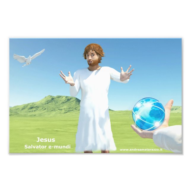 Foto Jesus Salavator e - mundi (Frente)