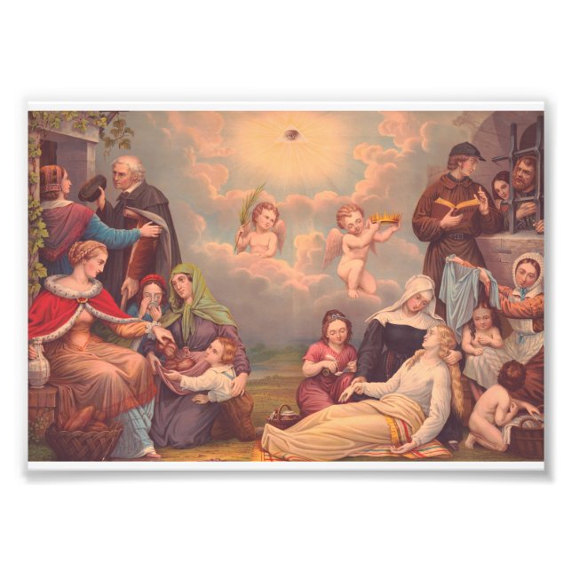 Foto Jesús sana una historia bíblica (Frente)
