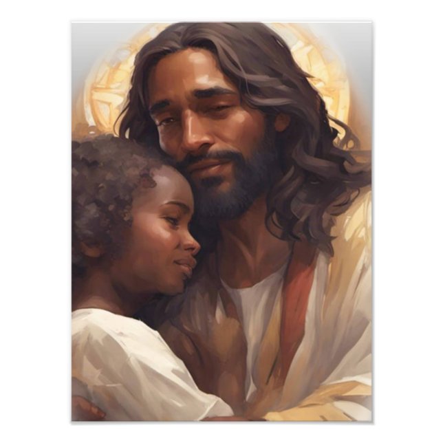 Foto Jesús y el ángel del bebé (Frente)
