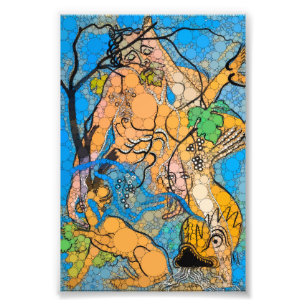 Foto Jesús y el delfín, puntos de Francisco Picabia