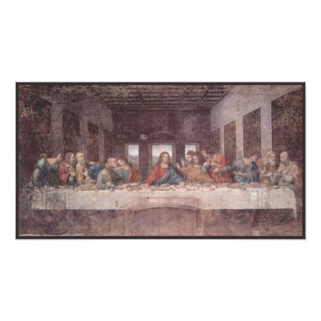 Foto Jesús "Yeshua" La última cena, Leonardo da Vinci (Frente)