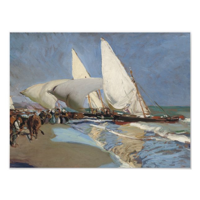 Foto Joaquin Sorolla - La playa de Valencia (Frente)