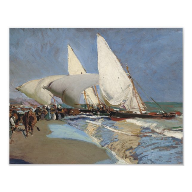 Foto Joaquin Sorolla - La playa de Valencia (Frente)