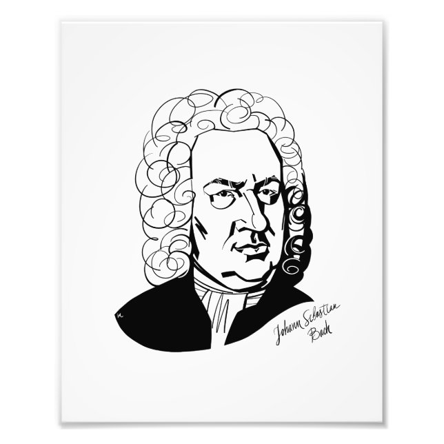 Foto Johann Sebastian Bach (Frente)