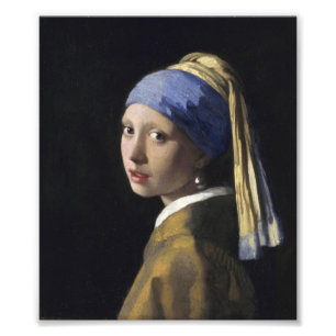 Foto Johannes Vermeer, Chica de Pearl Earring