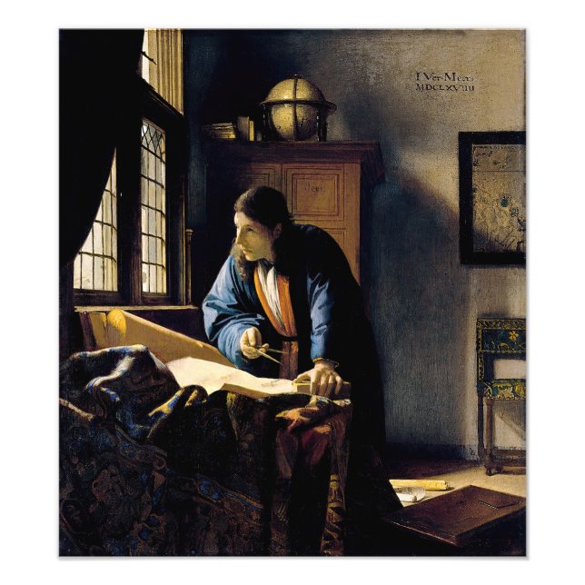 Foto Johannes Vermeer - El geógrafo (Frente)