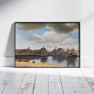 Foto Johannes Vermeer, van Deft, View of Delft