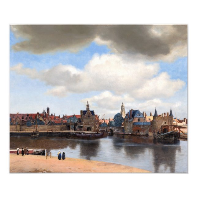 Foto Johannes Vermeer - Vista de Delft (Frente)