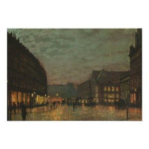 Foto John Atkinson Grimshaw - Boar Lane, Leeds