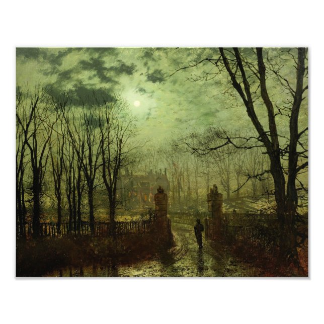 Foto John Atkinson Grimshaw - En La Puerta Del Parque (Frente)