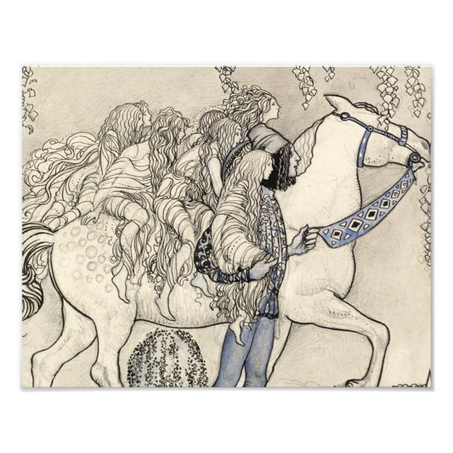 Foto John Bauer - El caballo que llevó al bit (Frente)