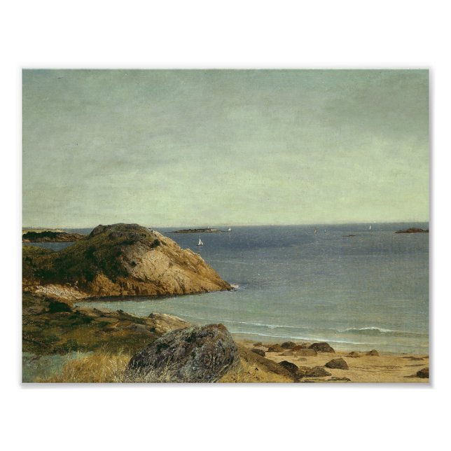 Foto John Frederick Kensett - Costa Rocosa (Frente)