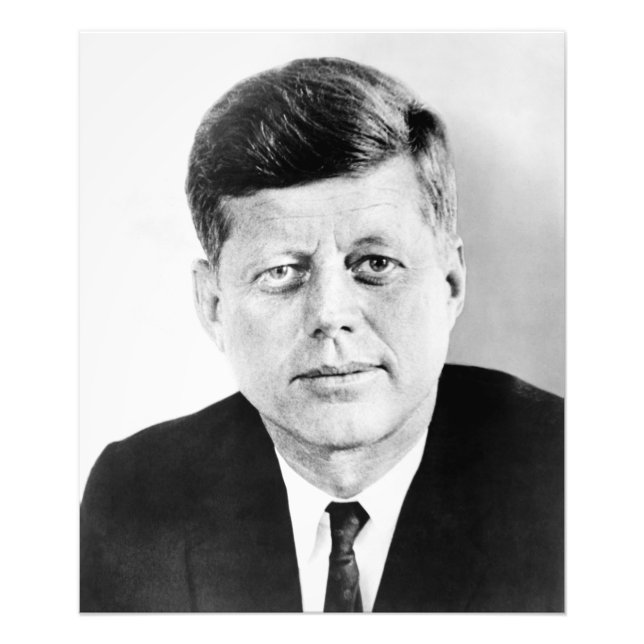 Foto John Jack Kennedy Casa Blanca Presidencial de EE. (Frente)