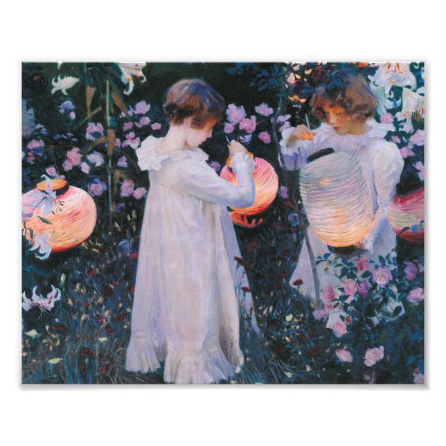 Foto John Singer Sargent - Carnación, Lily, Rosa. (Frente)