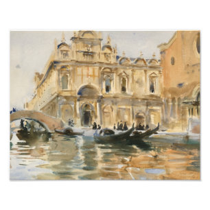 Foto John Singer Sargent - Río dei Mendicanti, Venecia