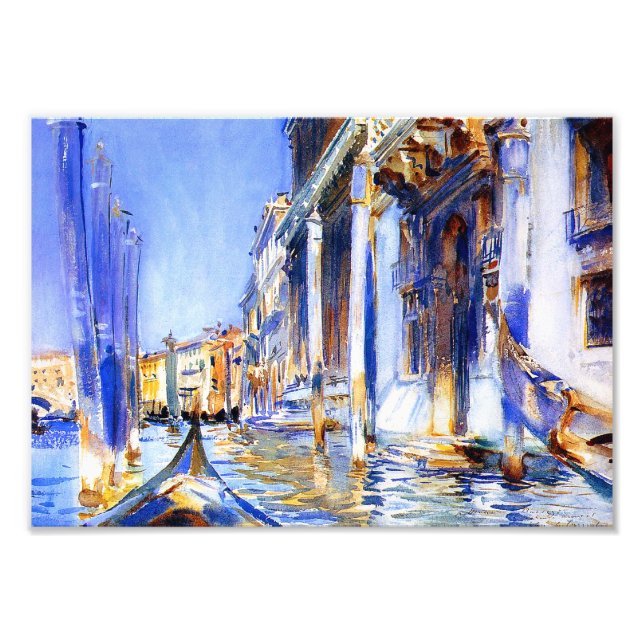 Foto John Singer Sargent Rio dell'Angelo Venecia Imprim (Frente)