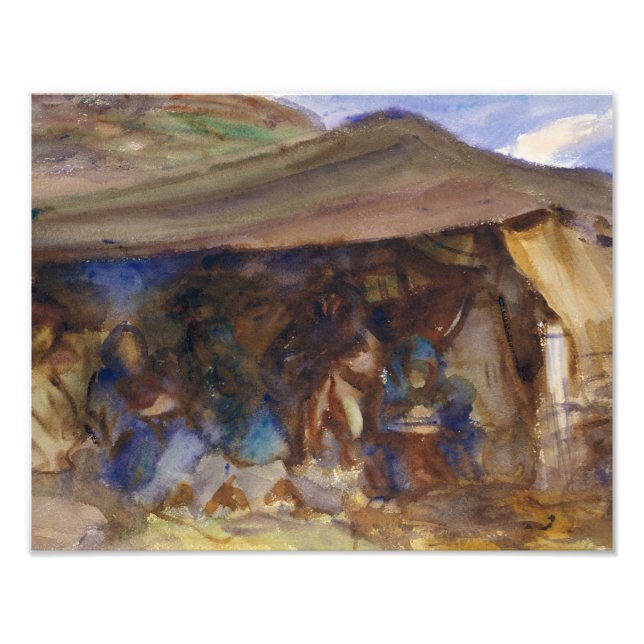 Foto John Singer Sargent - Tienda beduina (Frente)