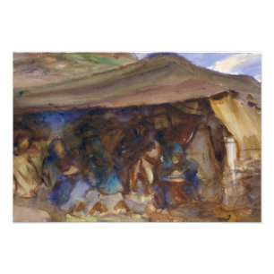 Foto John Singer Sargent - Tienda beduina