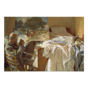 Foto John Singer Sargent - Un artista en su estudio