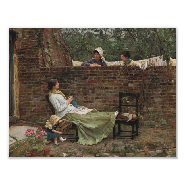 Foto John William Waterhouse - Buenos vecinos (Frente)