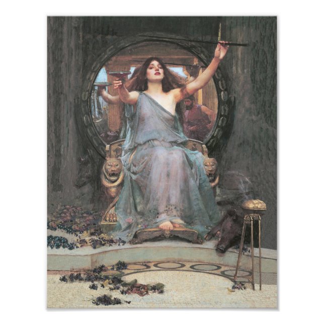 Foto John William Waterhouse "Círculo ofreciendo la Cop (Frente)