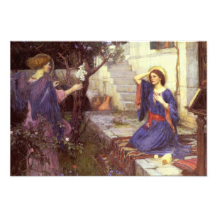 Foto John William Waterhouse - La Anunciación