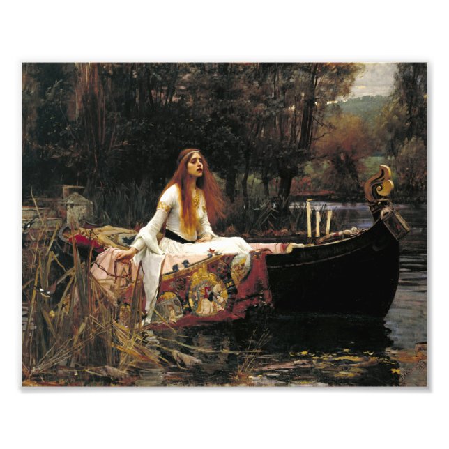 Foto John William Waterhouse La Dama De Shalott (Frente)