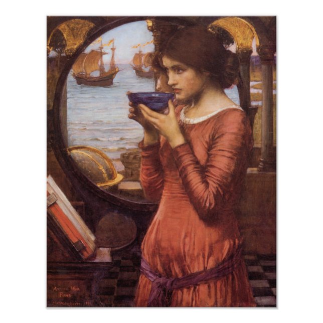 Foto John William Waterhouse Paintiny Destiny (Frente)