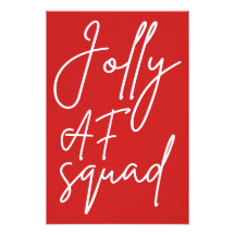 Jolly AF Squad I - Divertido Adulto Navidad Fiesta