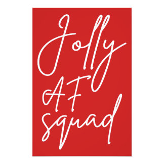 Foto Jolly AF Squad I - Divertido Adulto Navidad Fiesta
