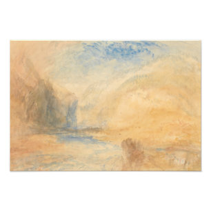 Foto Joseph Mallord William Turner - Paisaje de montaña
