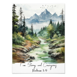 Foto Joshua 1:9 Arte de guardería cristiana, tema de Wo